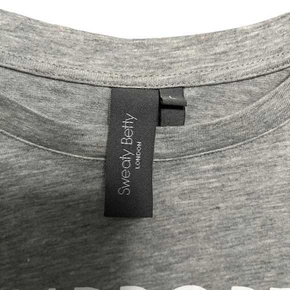 Sweaty Betty Gray Graphic Tee - Picture 7 of 9